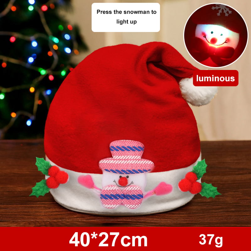 Weihnachten Schneemann & Weihnachtsmann Mützen | Festliche Weihnachtsmützen