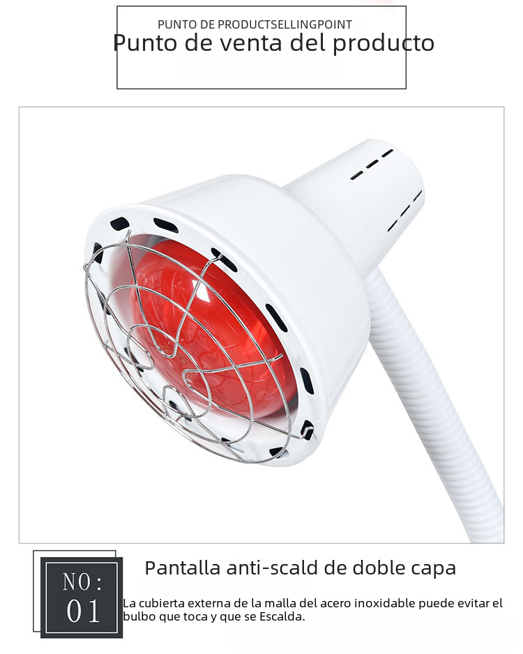 Infrared Therapy Red Light Heating Lamp