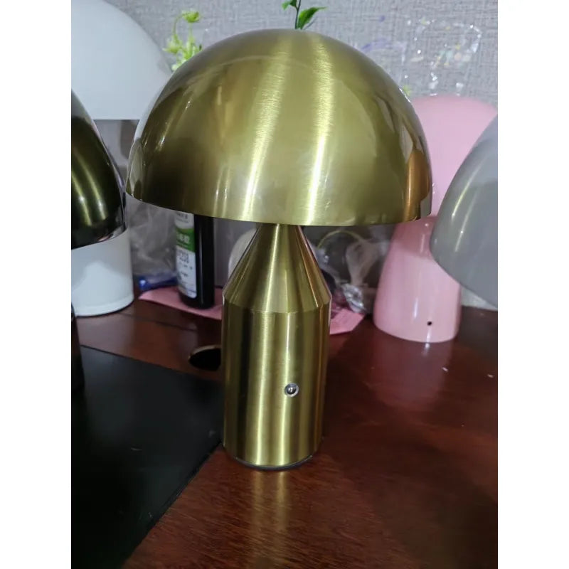 Ästhetische Pilz-Schreibtischlampe – Niedliche Raumdeko für das Home Office