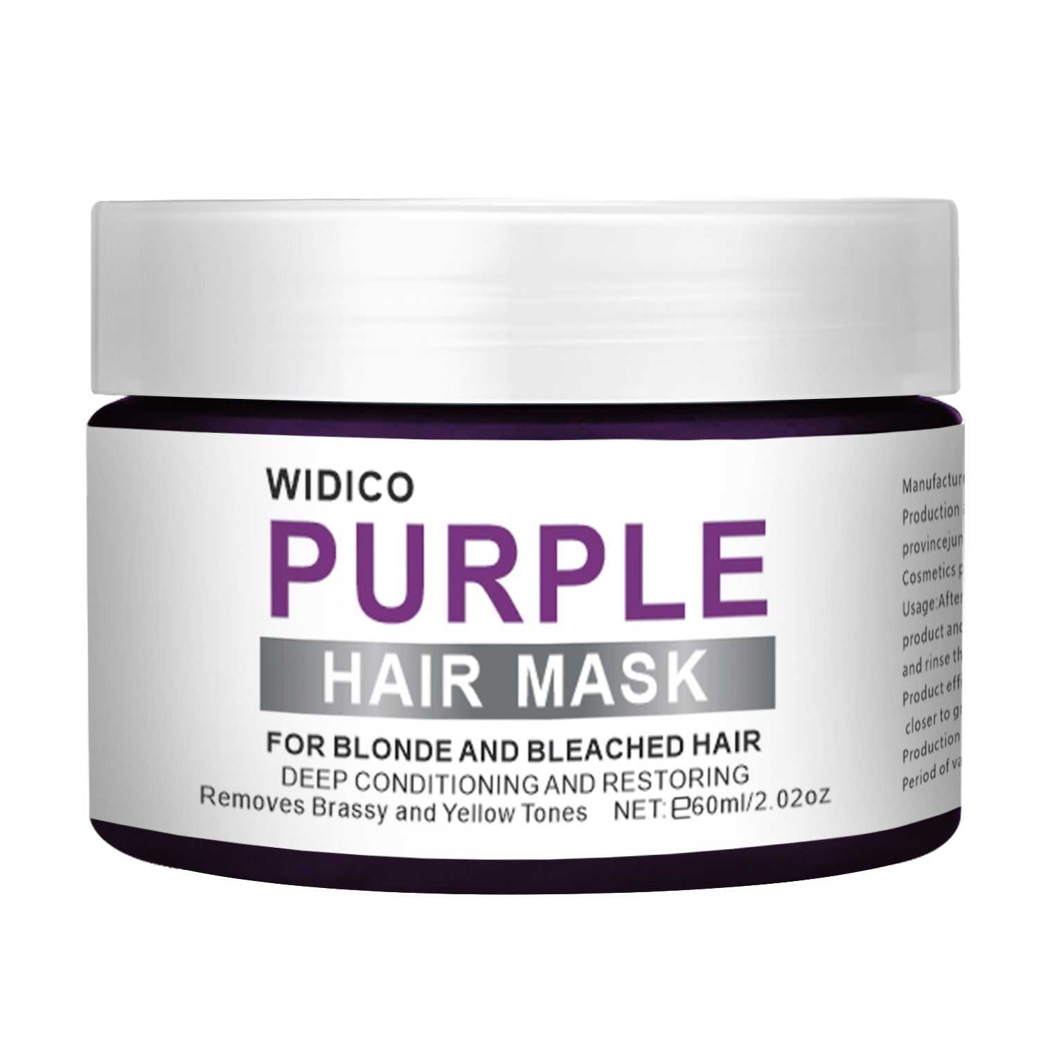 Purple Shampoo for Yellow Tone Removal – Toning & Brightening Hair Care for Blonde & Silver Hair