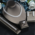 Women's Floral Wedding Jewellery Set