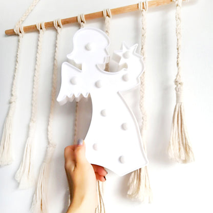 LED Angel Design Night Light for Kids' Room Decor