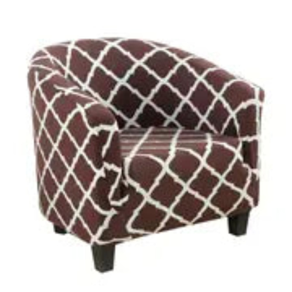 Housse de fauteuil en velours extensible pour la décoration du salon