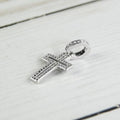 Pavé Zirconia Cross Necklace
