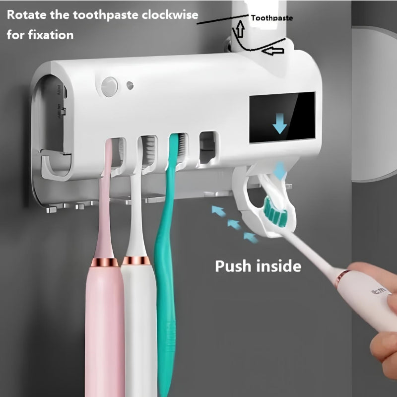 Wall-Mounted UV Automatic Toothbrush Holder
