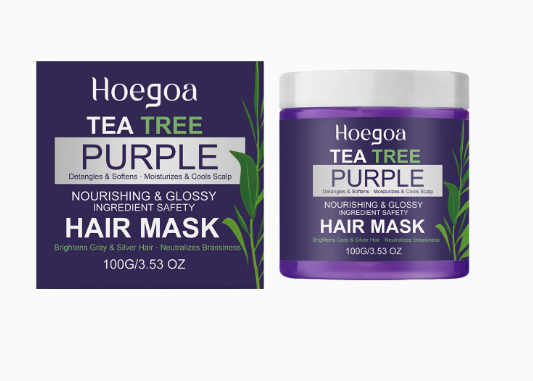 Purple Shampoo for Yellow Tone Removal – Toning & Brightening Hair Care for Blonde & Silver Hair