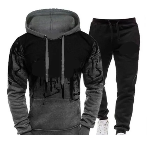 FlexFit Men's Hooded Tracksuit Set
