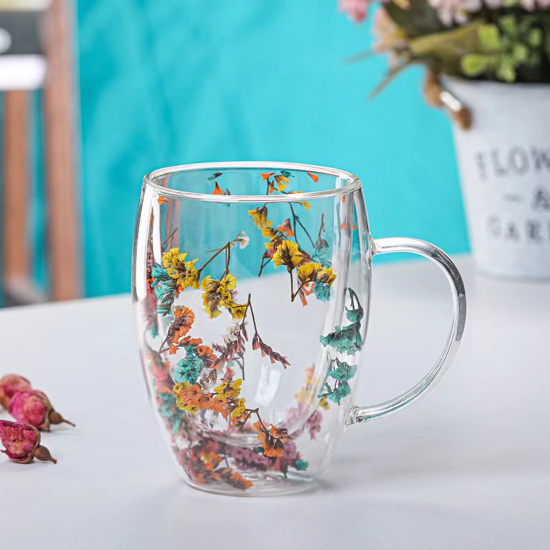Double-Layer Borosilicate Glass Cup