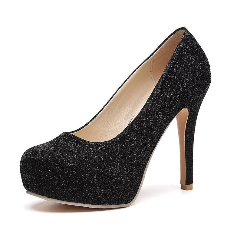 Women’s Glitter Platform Heels