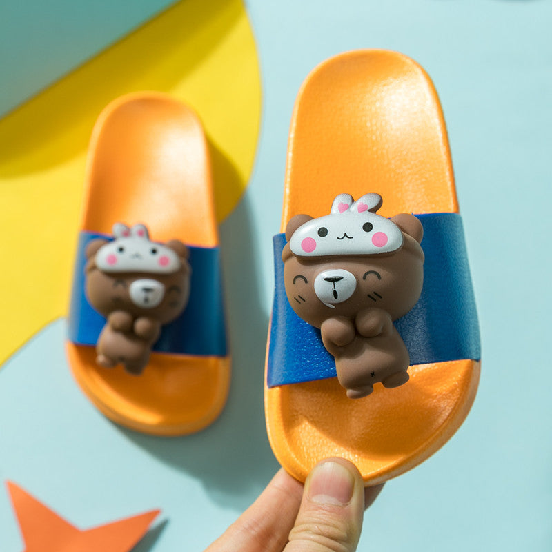 Kinder-Cartoon-Hausschuhe – Weiche, warme Indoor-Schuhe für Kinder