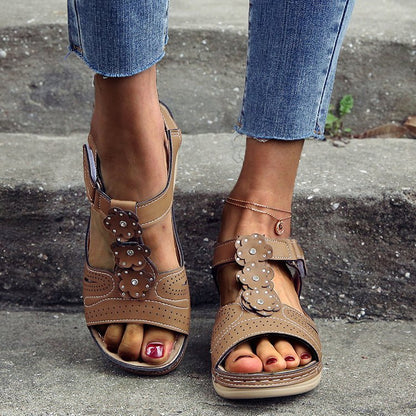 Ladies' New Style Velcro Casual Sandals