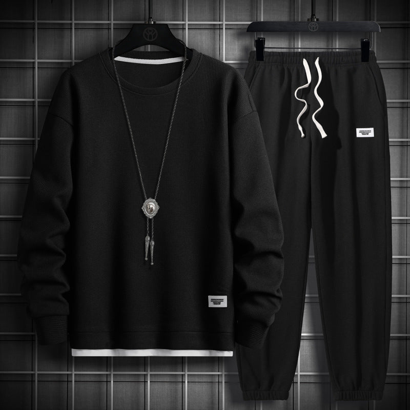 T-shirt gaufré homme automne cool