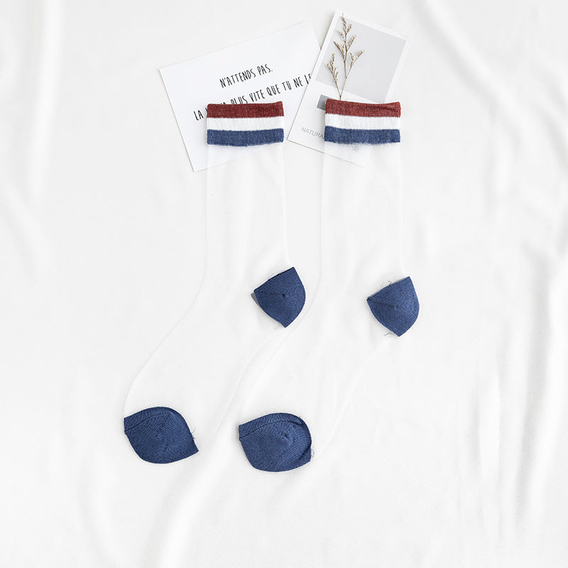 Women's Breathable Cotton Tube Socks