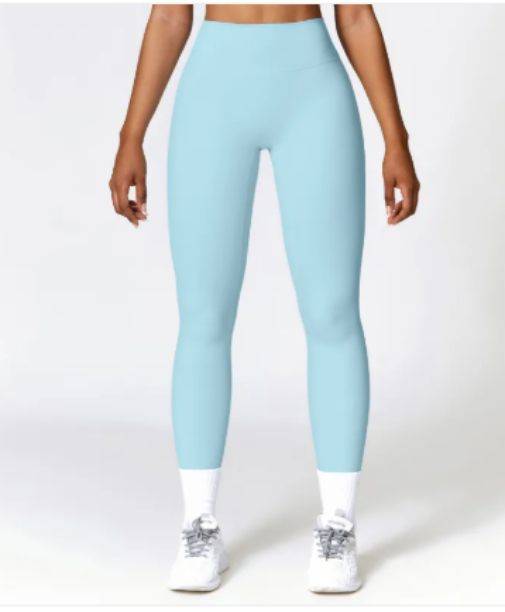 Damen-Yoga-Leggings mit hoher Taille, gebürstet, Po-Lifting