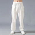 Pantalon ample homme en coton pour les arts martiaux et le yoga