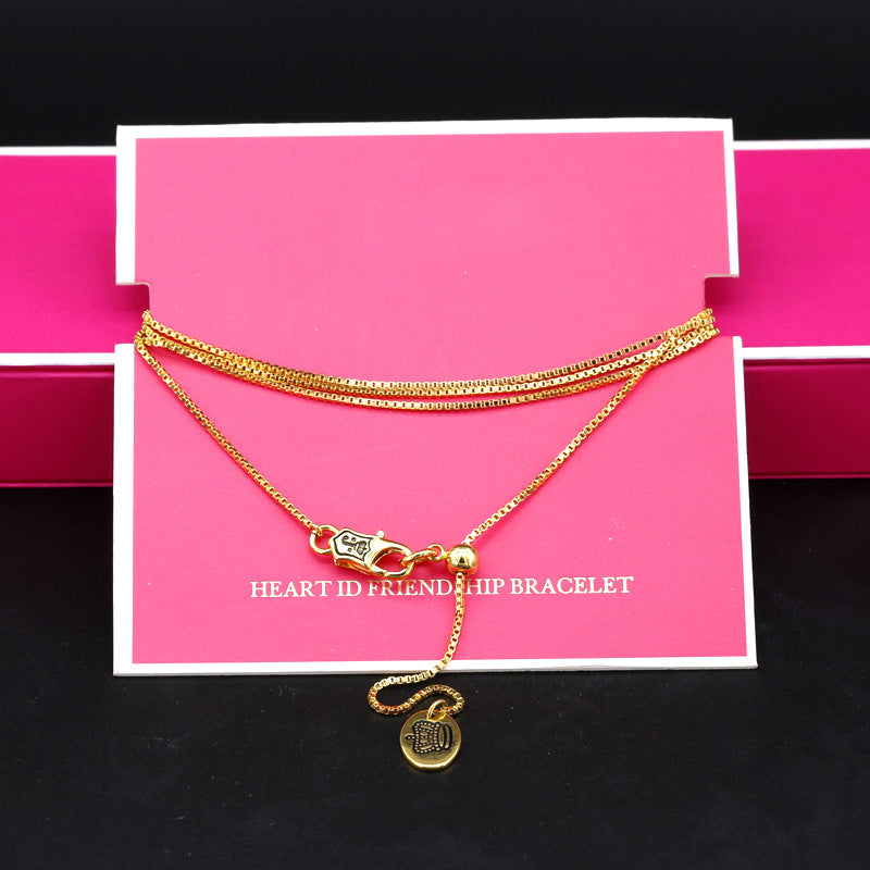 Adjustable Snake Chain Pendant Necklace