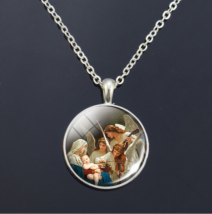 Virgin Mary Pendant Necklace