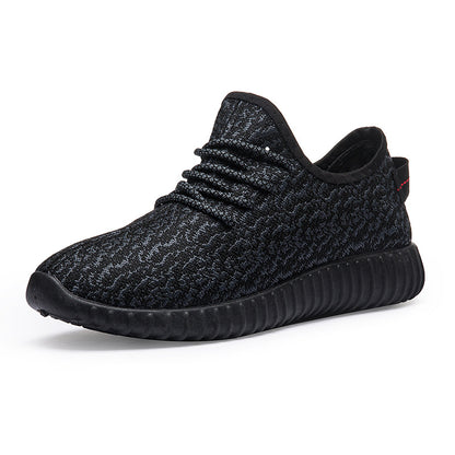 Unisex Breathable Mesh Running Sneakers with Cross-Bind Detail