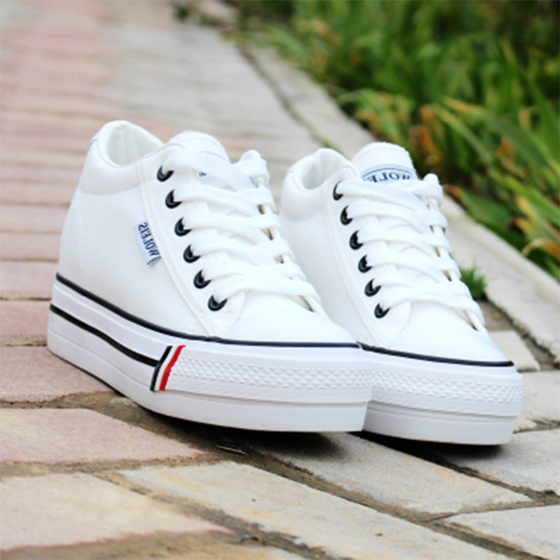 Women’s Canvas Platform Trainers