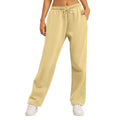 Women's Wide Leg Y2K Jogger Sweatpants – High Waist Drawstring Lounge Pants with Pockets