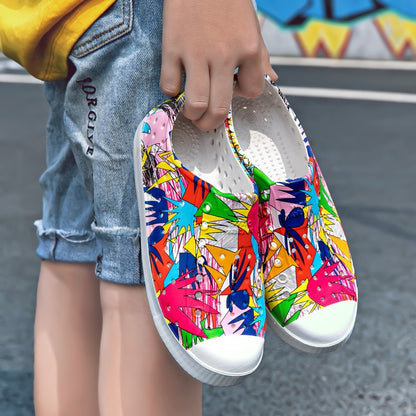 Kids' Breathable Water Sandals – Soft Sole Beach Sandals with Fun Patterns for Ages 4–12