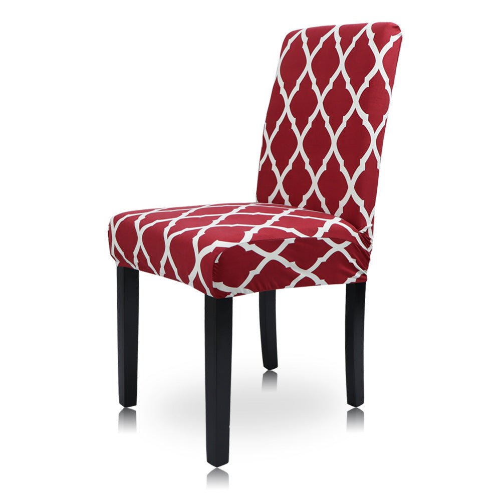 Geometric Stretch Chair Cover