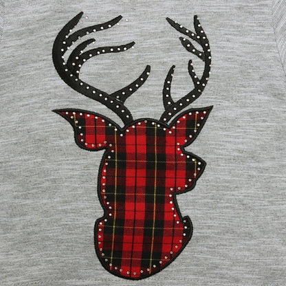 Girls' Clothing, Reindeer Apparel, Checkered Tops