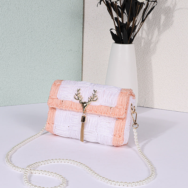 Women's Cotton Bag with Magnetic Closure