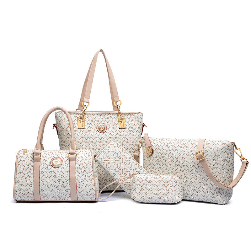 Women's Arrow Pattern Six-Piece Bag Set