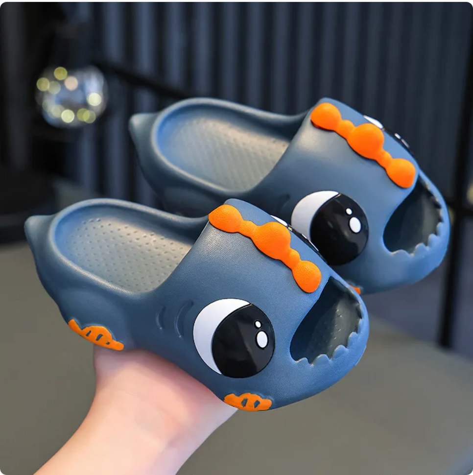 Children's Non-Slip Bathroom Slippers – Soft Indoor House Shoes for Kids