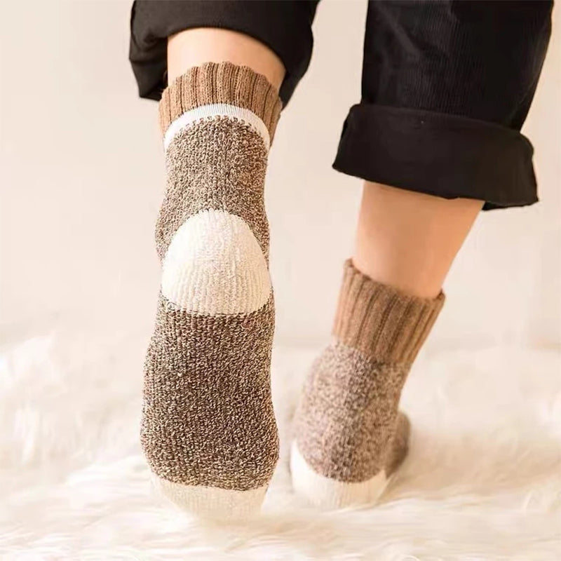 Men's Thick Wool Winter Socks – 5 Pairs