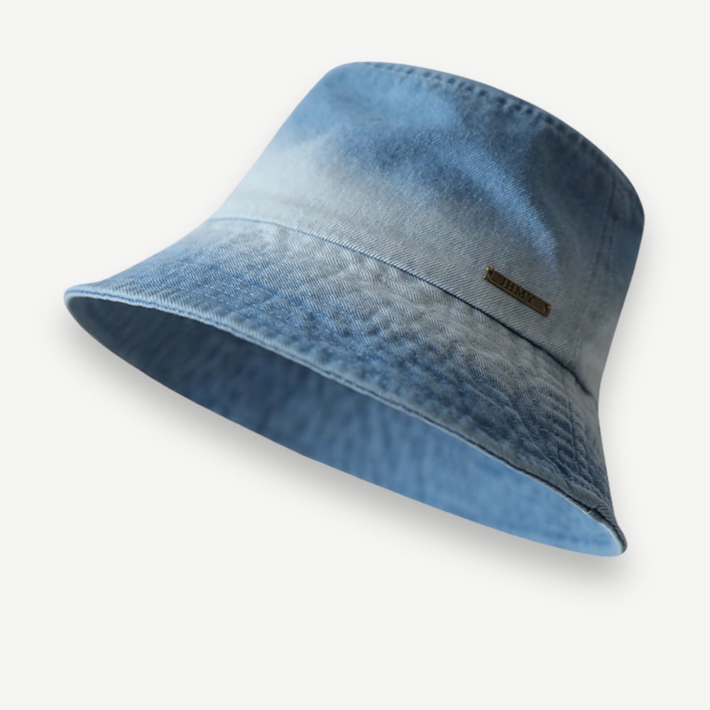 Washed Bucket Hat | Tie-Dye Cotton Blend | Sun Protection