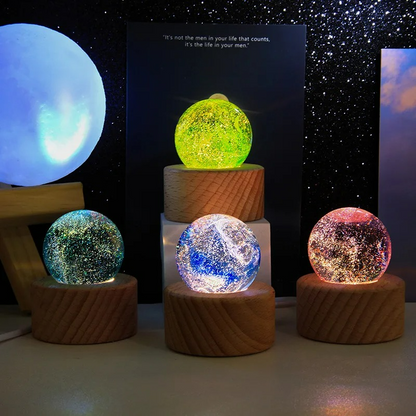 Glass Bead Crystal Ball Decoration