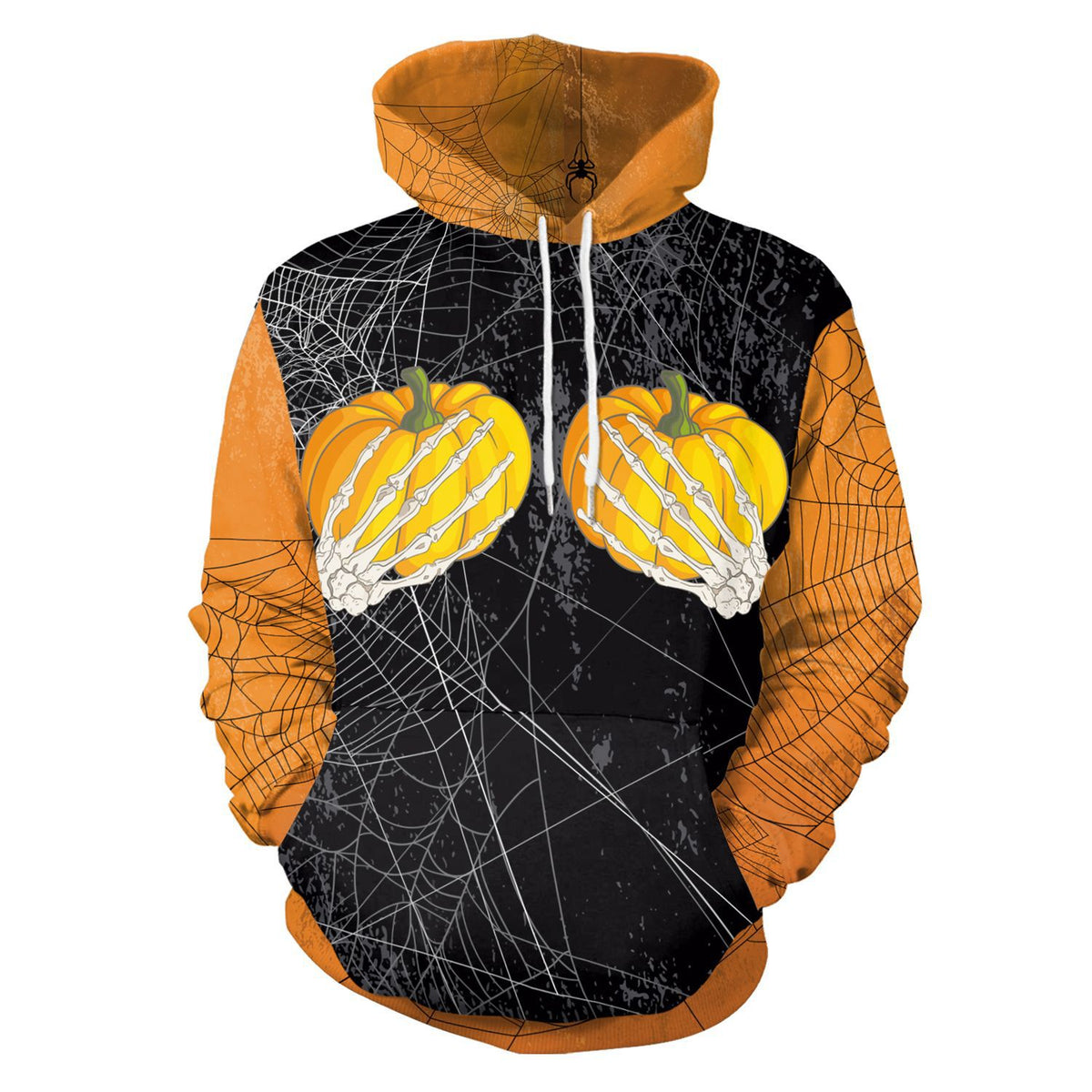 Halloween Hooded Sweatshirt – Unisex Graphic Hoodie for Parties & Events