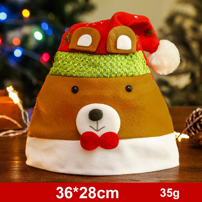 Weihnachten Schneemann & Weihnachtsmann Mützen | Festliche Weihnachtsmützen