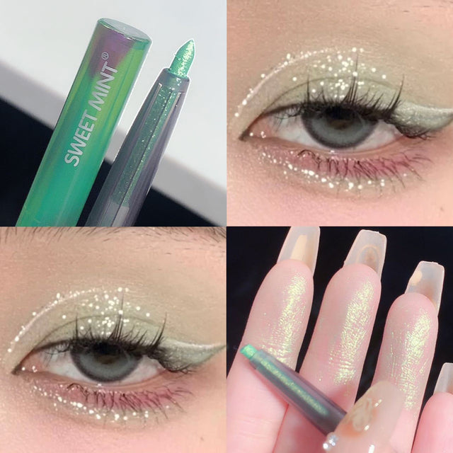 Shiny Chameleon Glitter Eyeliner Pencil – Waterproof & Long-Lasting