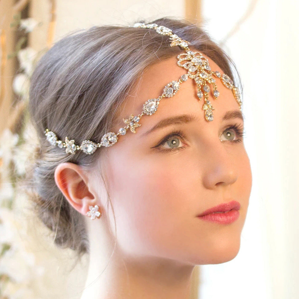 Rhinestone Tassel Hair Accessories for Women
