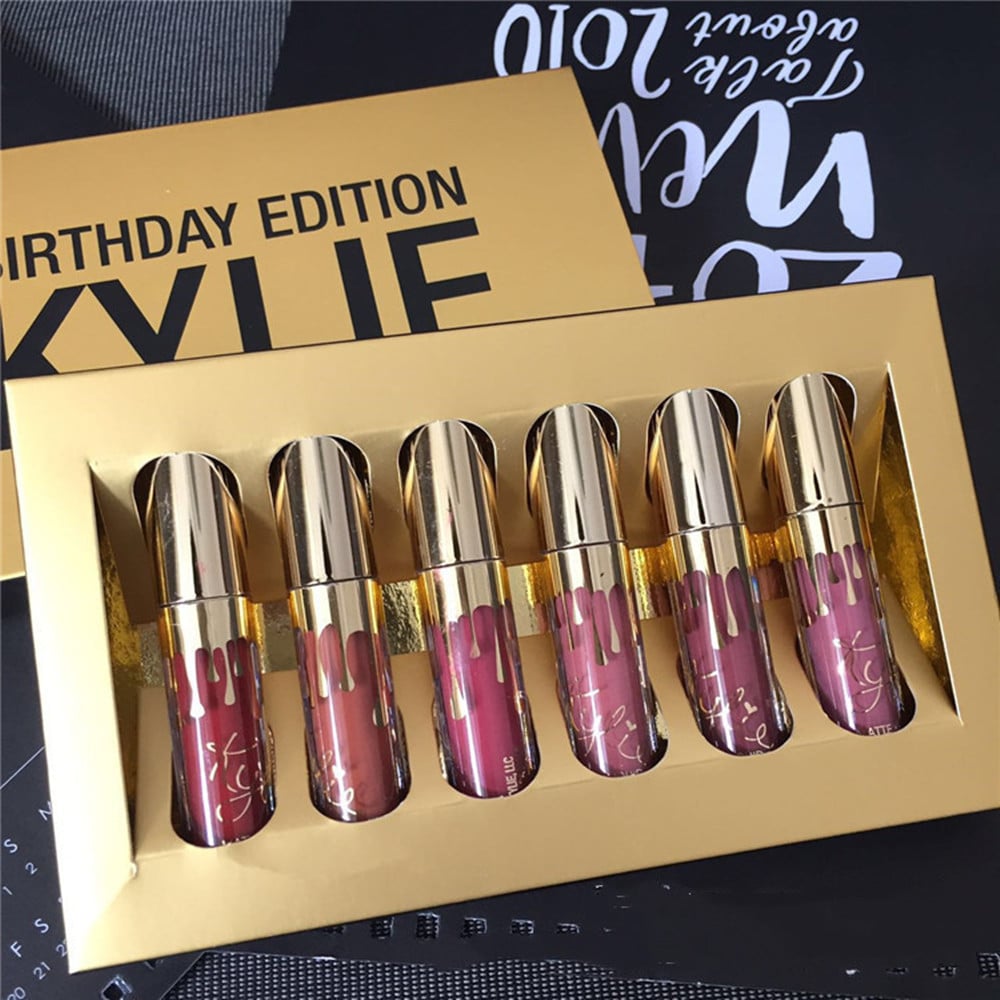 Kelly Kim Birthday Edition – Gold 6-Shade Lip Colour Gift Set