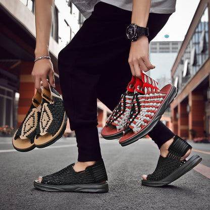 Men's Casual Woven Sandals