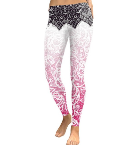 Women's Printed 7/8-Length Stretch Leggings