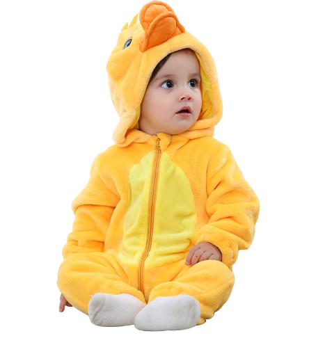 MICHLEY Plush Animal Romper
