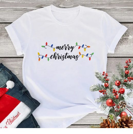 Lässiges Weihnachts-T-Shirt