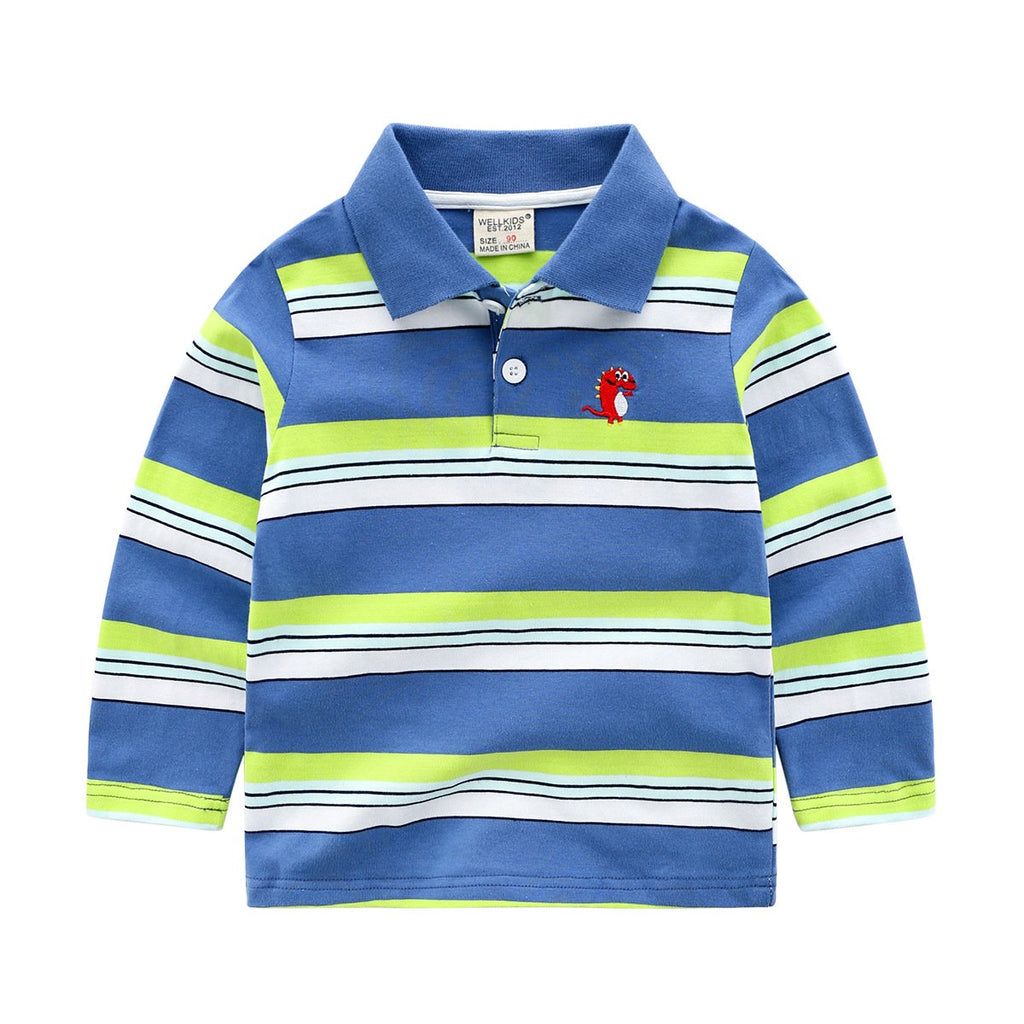 Boys Striped Long Sleeve T-Shirt
