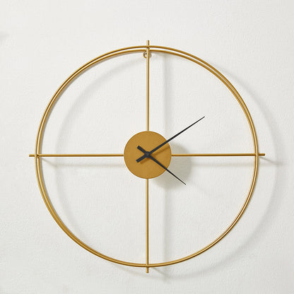 Nordic Style Iron Wall Clock for Living Room Decor