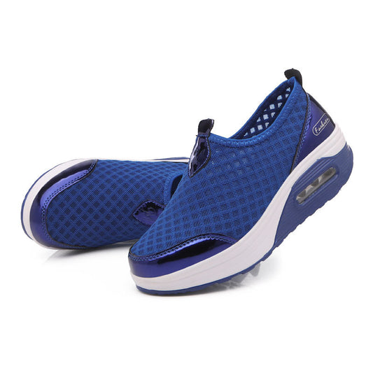 Slip-On Rocking Sole Cloth Shoes | Traditional Beijing Style