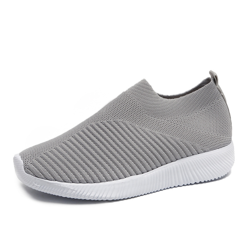 Damen-Strick-Mesh-Socken-Sneaker mit dicker Sohle