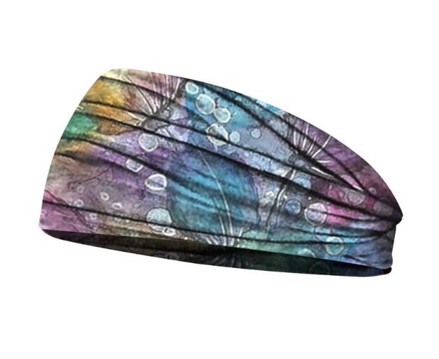 Floral Print Wide Headband – Yoga & Everyday Hair Band