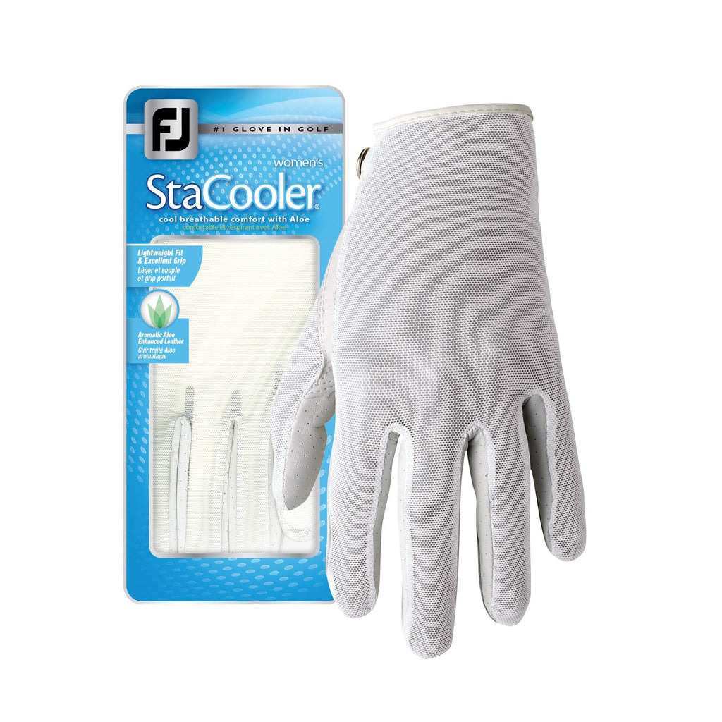 FootJoy Women's StaCooler Fashion Golf Glove – Large, Worn on Left Hand