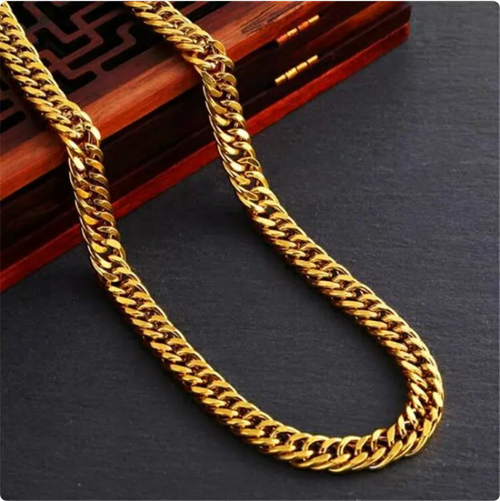 18K Gold-Plated Men's Necklace
