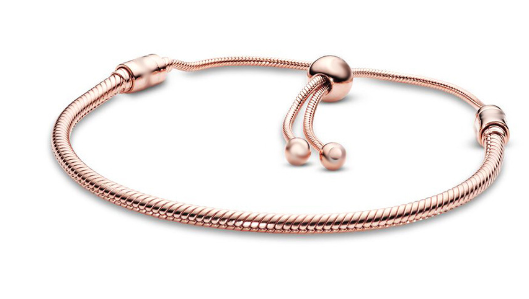 Adjustable 925 Silver Snake Chain Bracelet